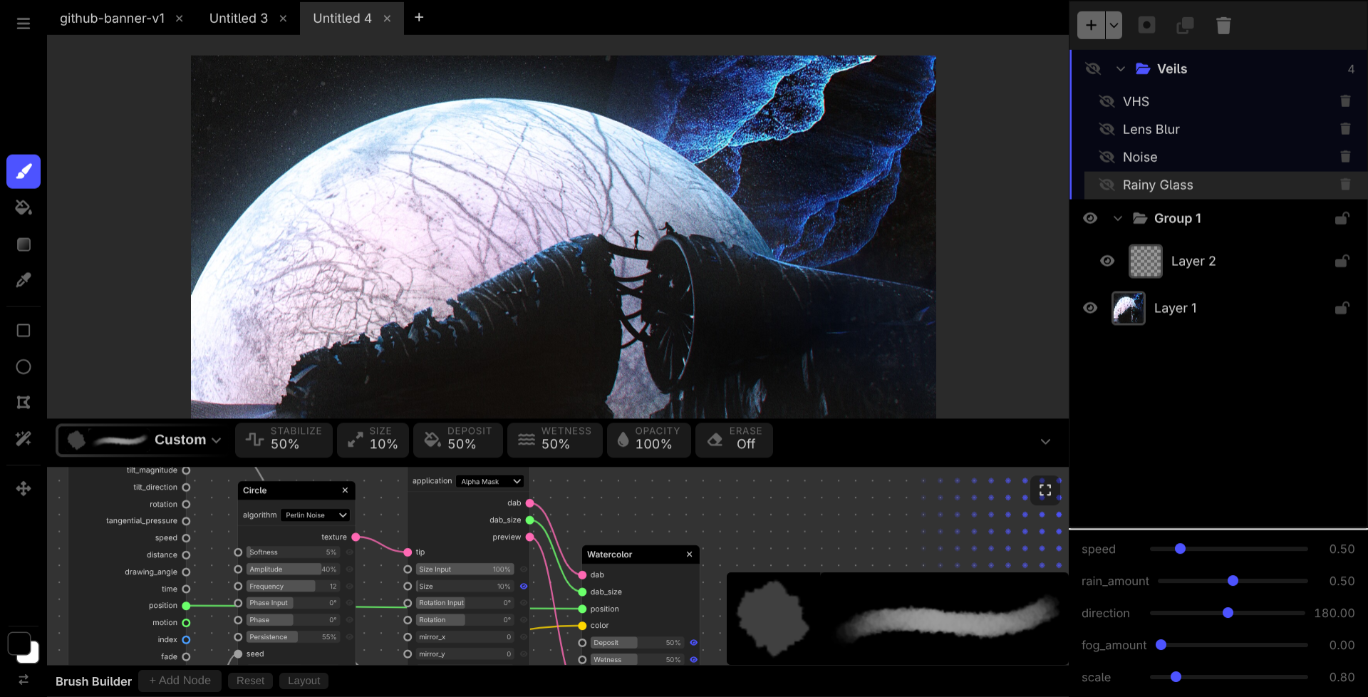 Darkly editor